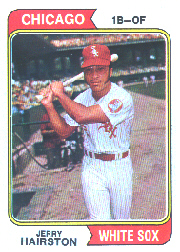 1974 Topps Baseball Cards      096      Jerry Hairston RC